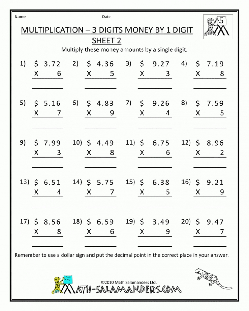 7th Grade Math Printable Worksheets 7th Grade Math Printable Worksheets