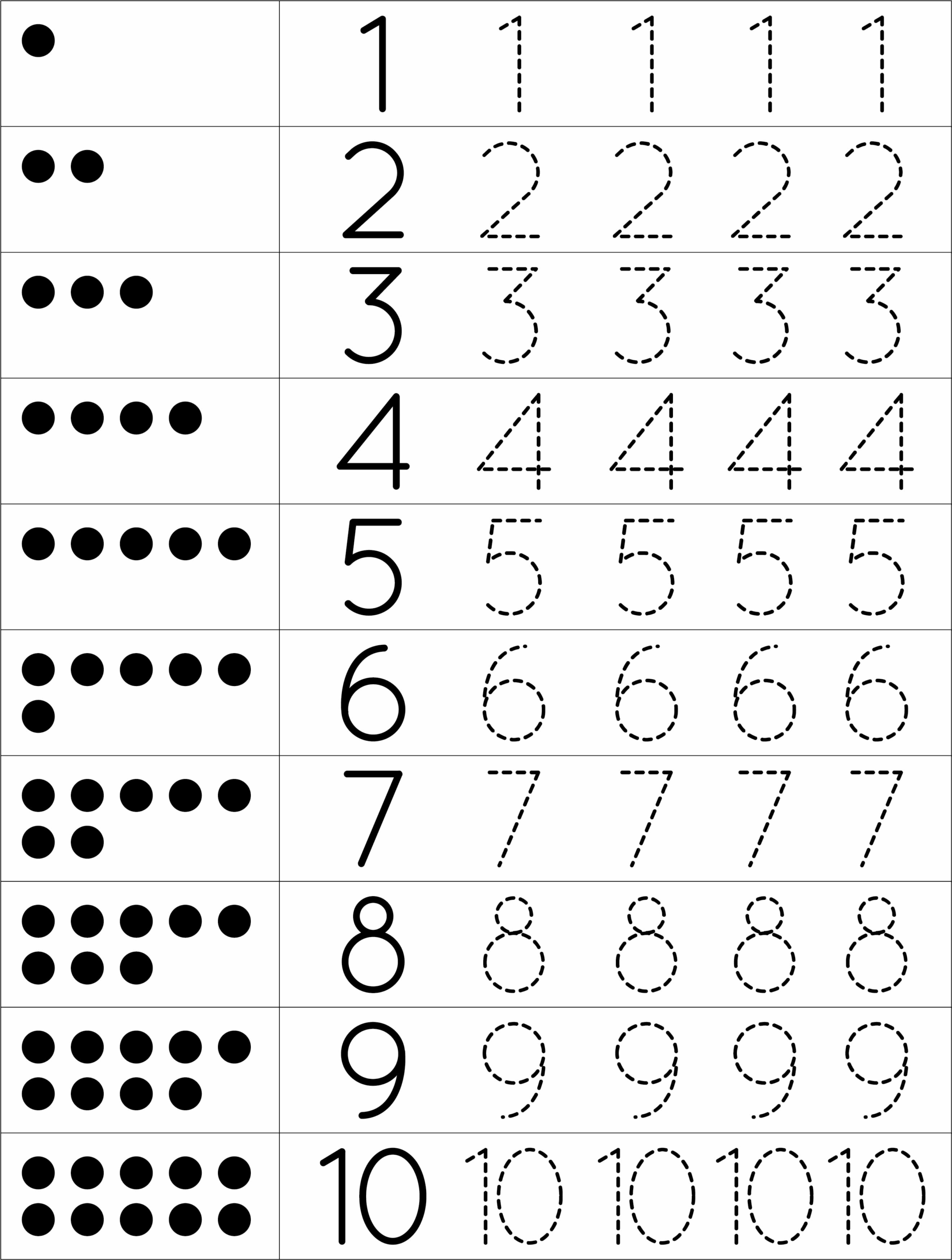 96 Best Ideas For Coloring Printable Numbers Worksheet