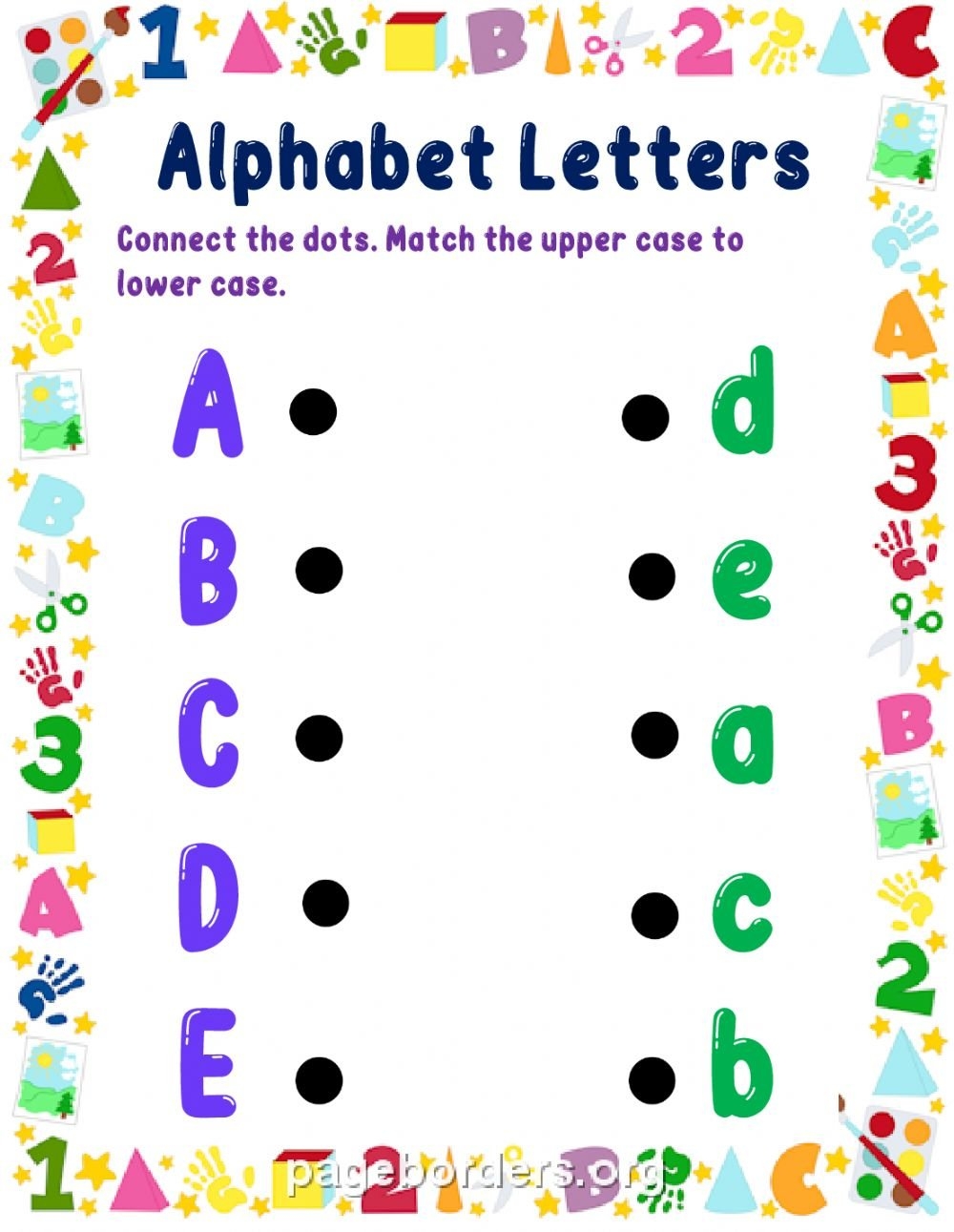 Alphabet Letters Worksheet Printable Templates Online By Paul Printable