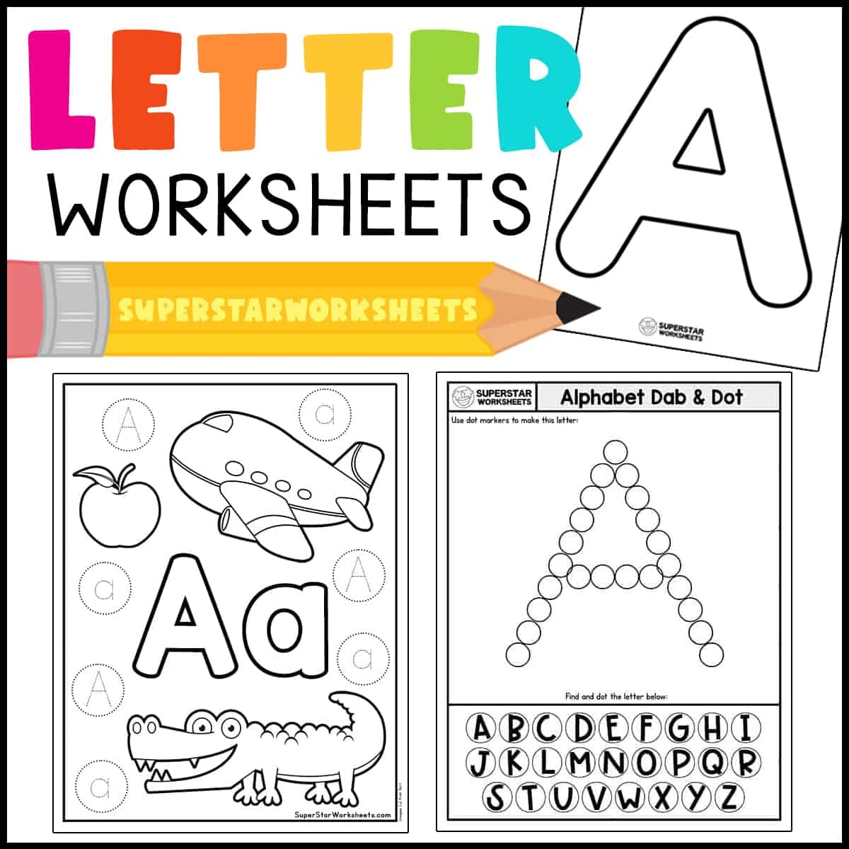 Alphabet Worksheets Superstar Worksheets Worksheets Library