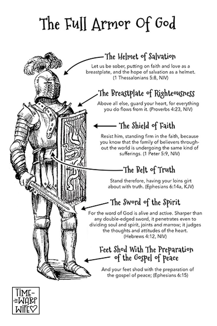 Armor Of God Worksheets Free Printable Armor Of God Activit