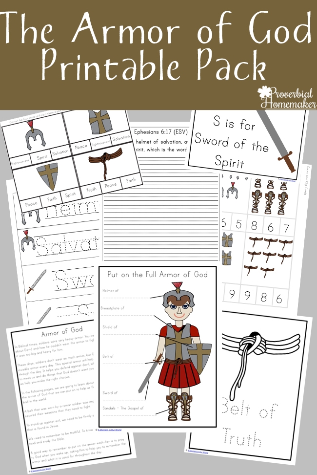Armor Of God Worksheets Free Printable Armor Of God Activit