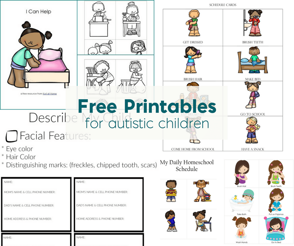 Autism Life Skills Printables