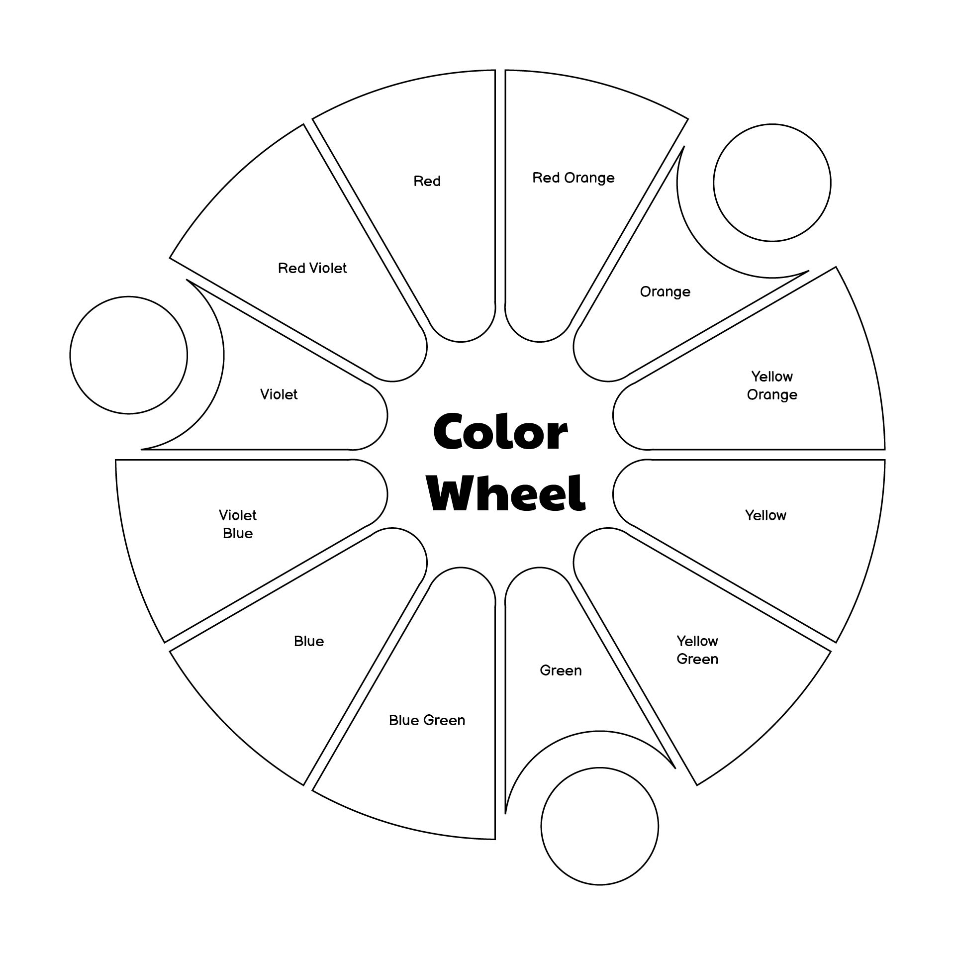 Color Wheel For Students 13 Free PDF Printables Printablee