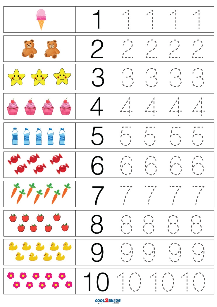 Easy Free Number Printables Activities Printables For Everyone
