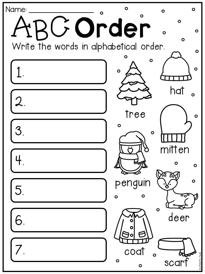 English For 1st Graders Worksheets