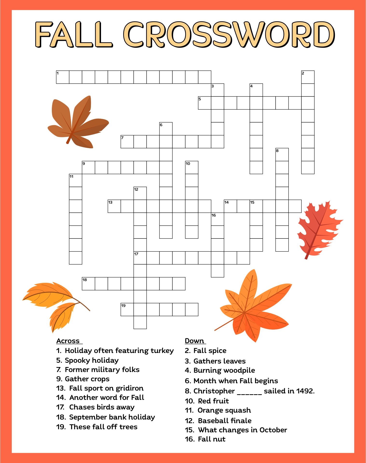 Fall Worksheets 10 Free PDF Printables Printablee
