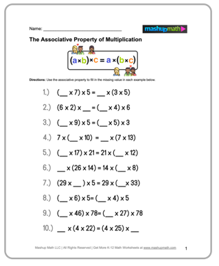 Free 7th Grade Math Worksheets Printable W Answers Mashup Math 