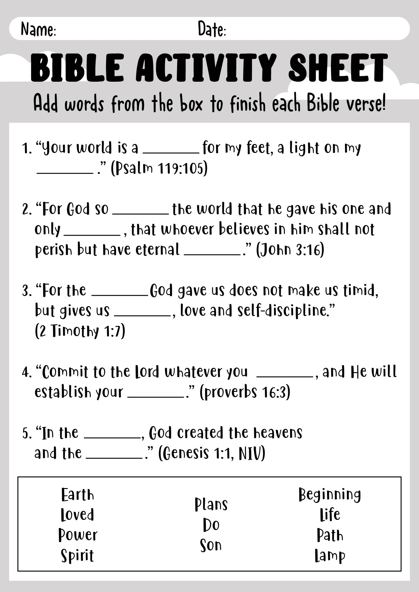 Free Bible Printables Genesis Bible Study Bible Study 