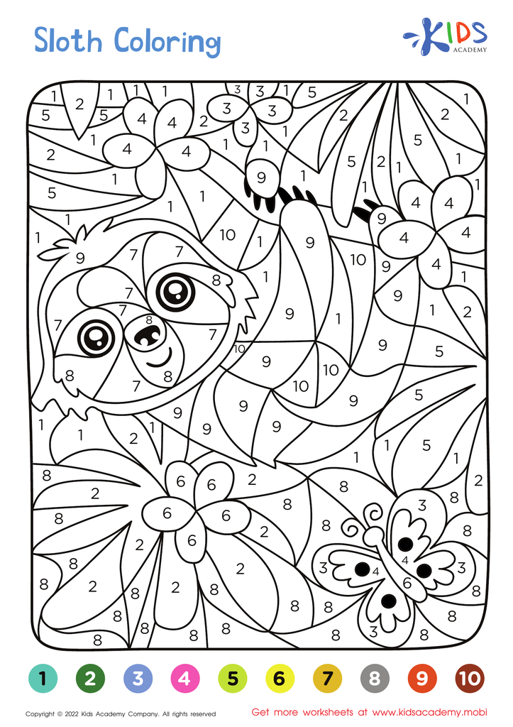 Free Coloring By Numbers Printables For Kindergarten For Kids