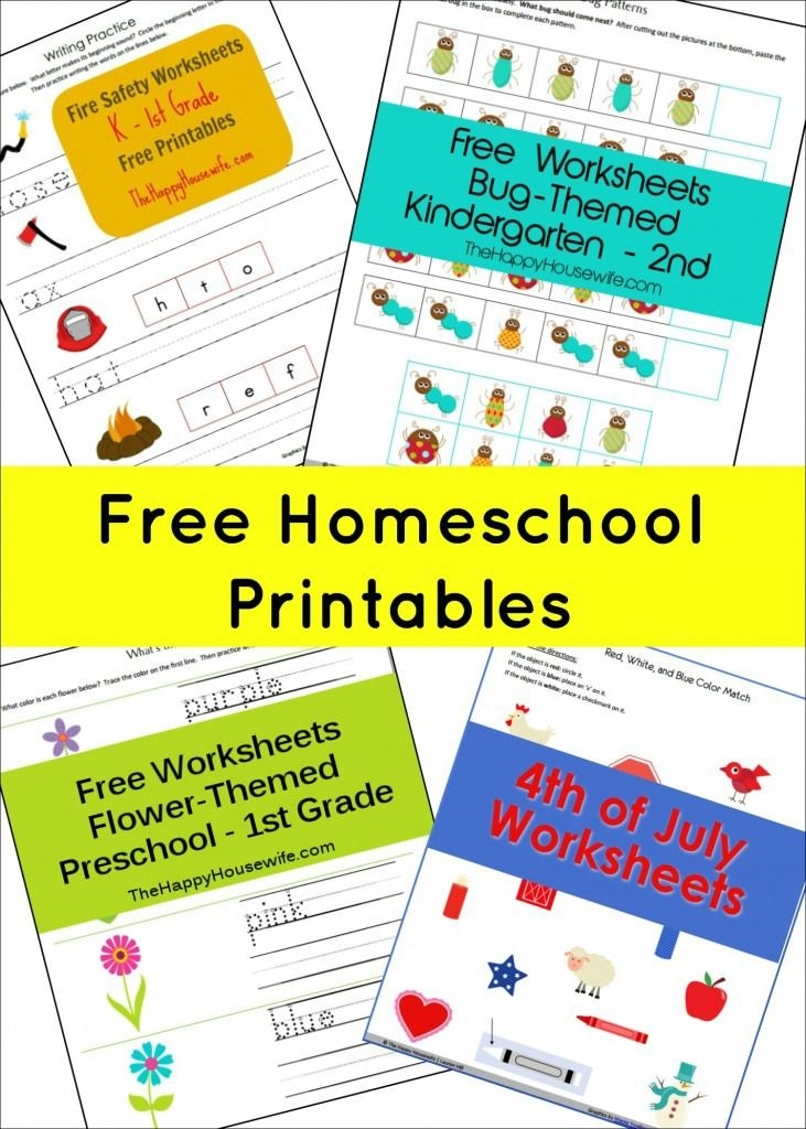 Free Homeschool Printables The Happy Housewife Home Schooling