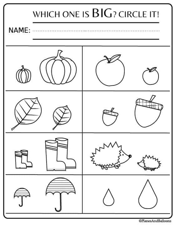 Free Learning Printables For 2 Year Olds