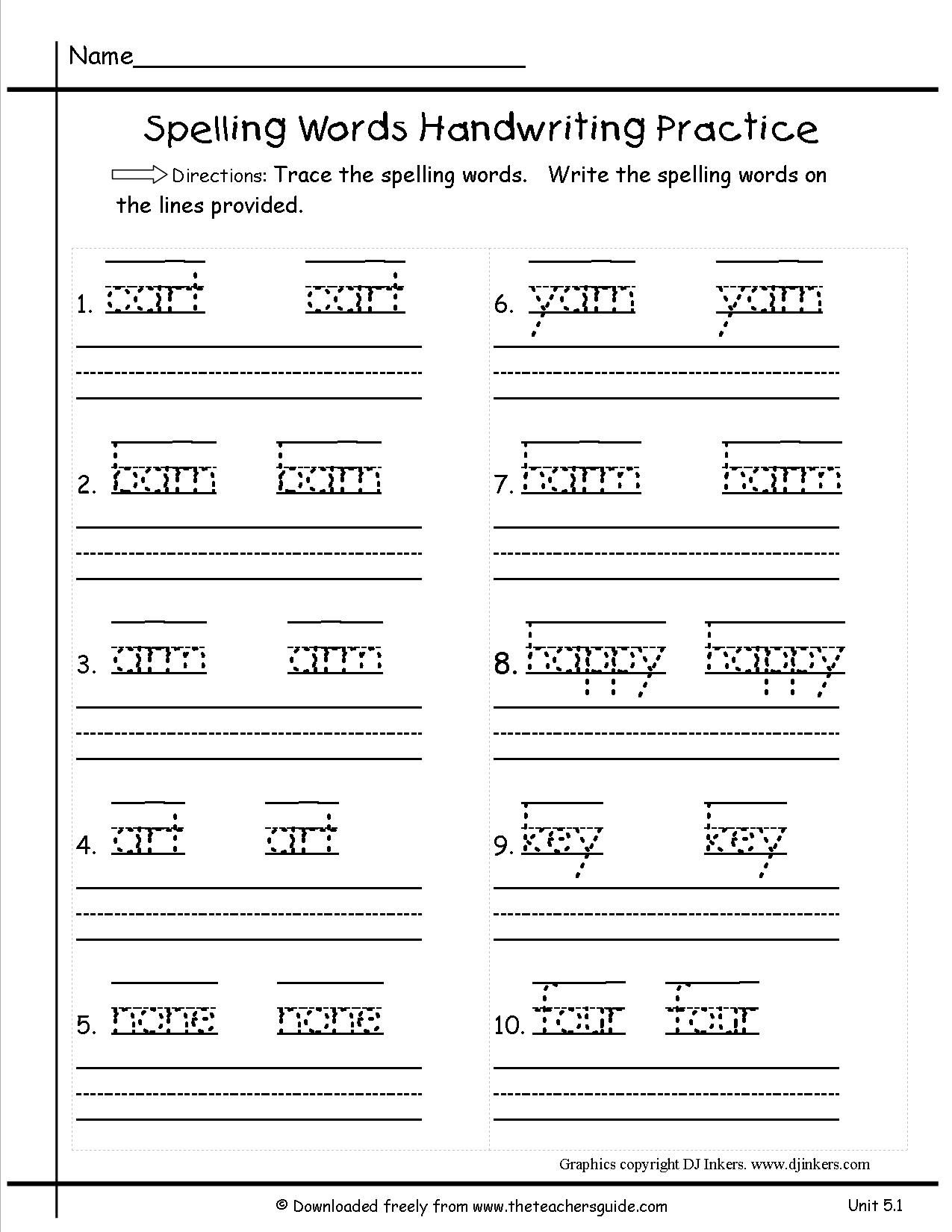 Free Printable 2nd Grade Handwriting Worksheets Printable Worksheets Free Printable 2nd Grade Handwriting Worksheets Printable Worksheets