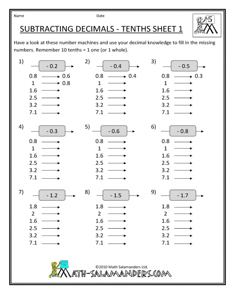 Free Printable 6th Grade Math Worksheets Printable Worksheets