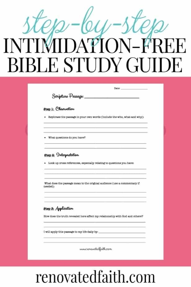 Free Printable Bible Study Worksheets For Adults Pdf