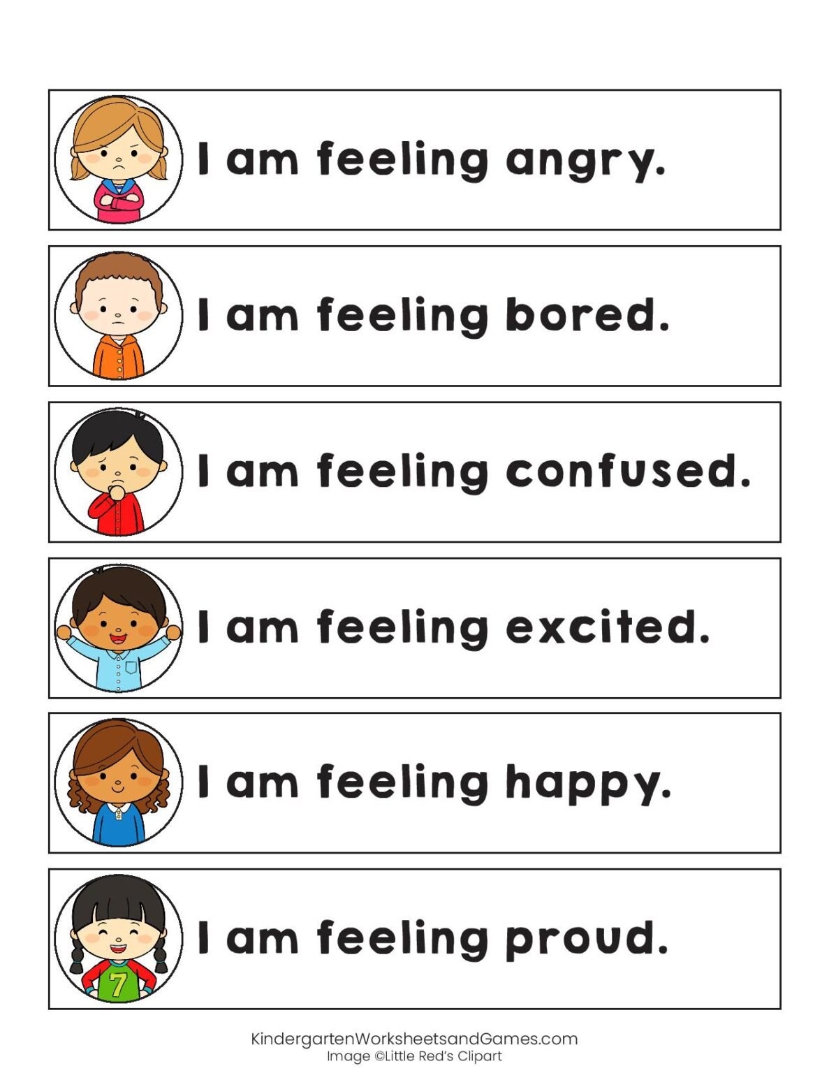 FREE Printable Feelings And Emotions Worksheets FREE Printable Feelings And Emotions Worksheets