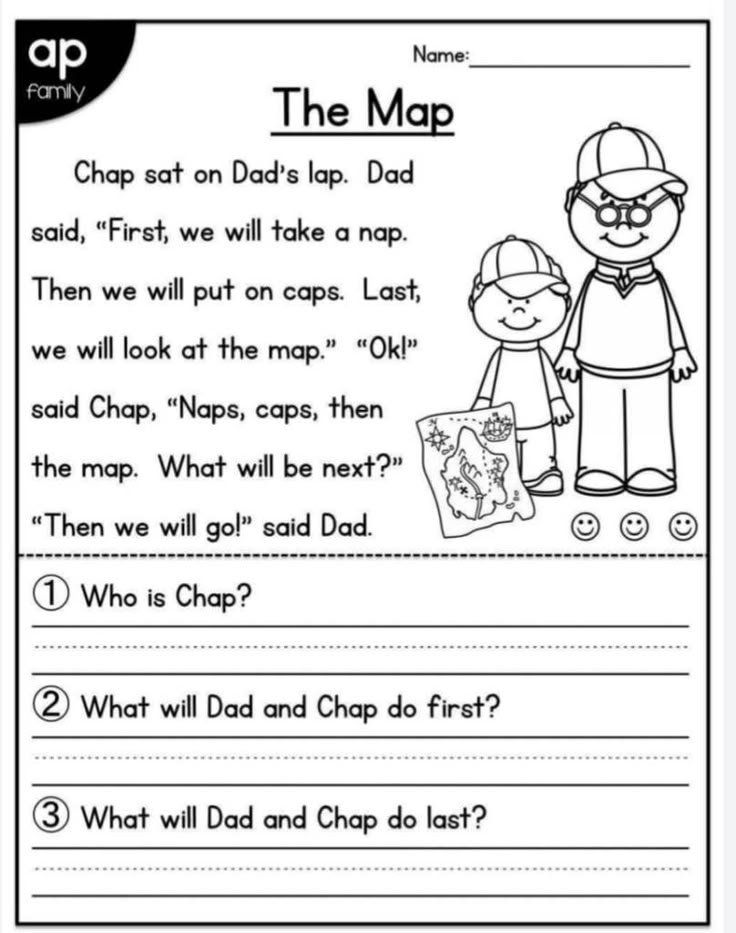 Free Printable Kindergarten Reading Worksheets Activity School For 