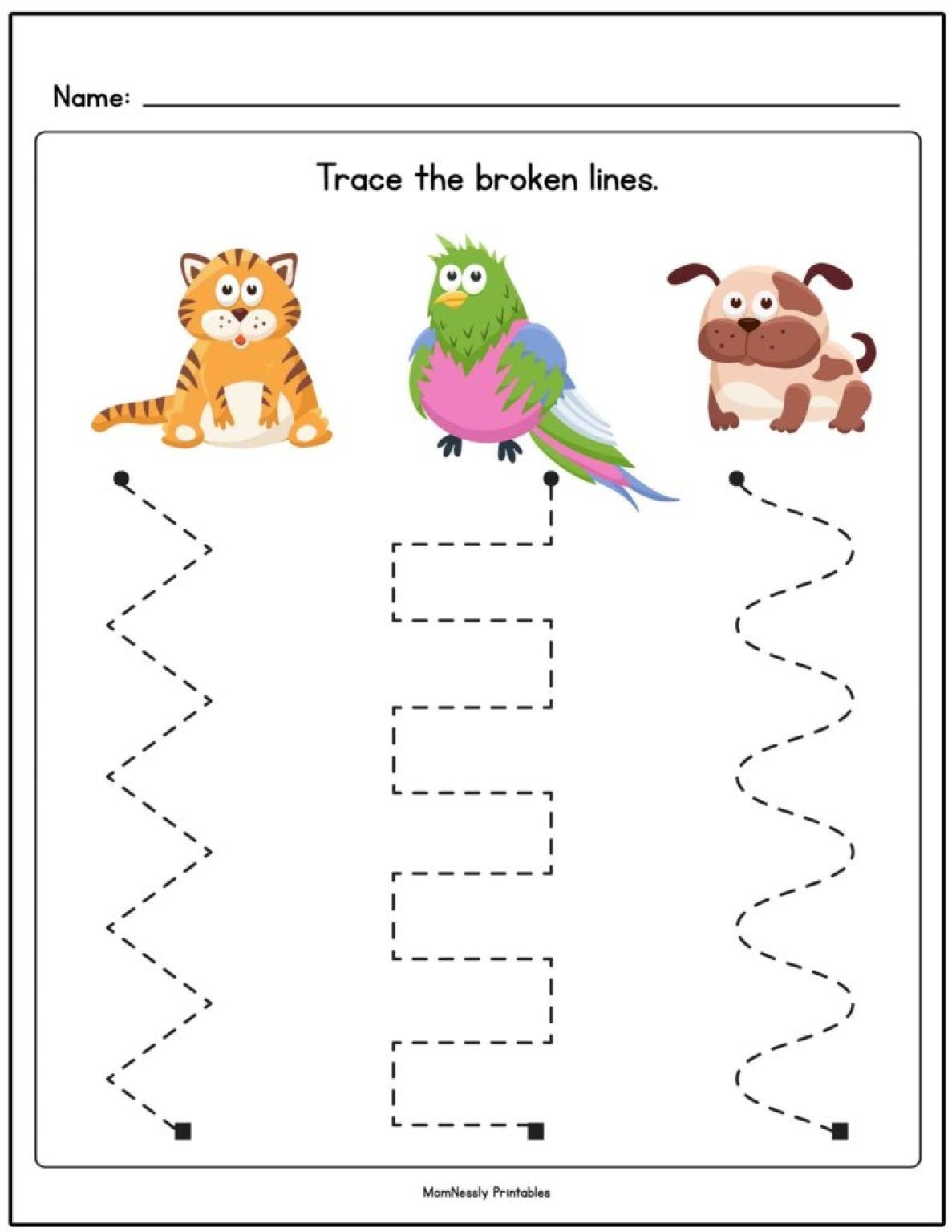 Free Printable Lines For Tracing Free Printable Lines For Tracing