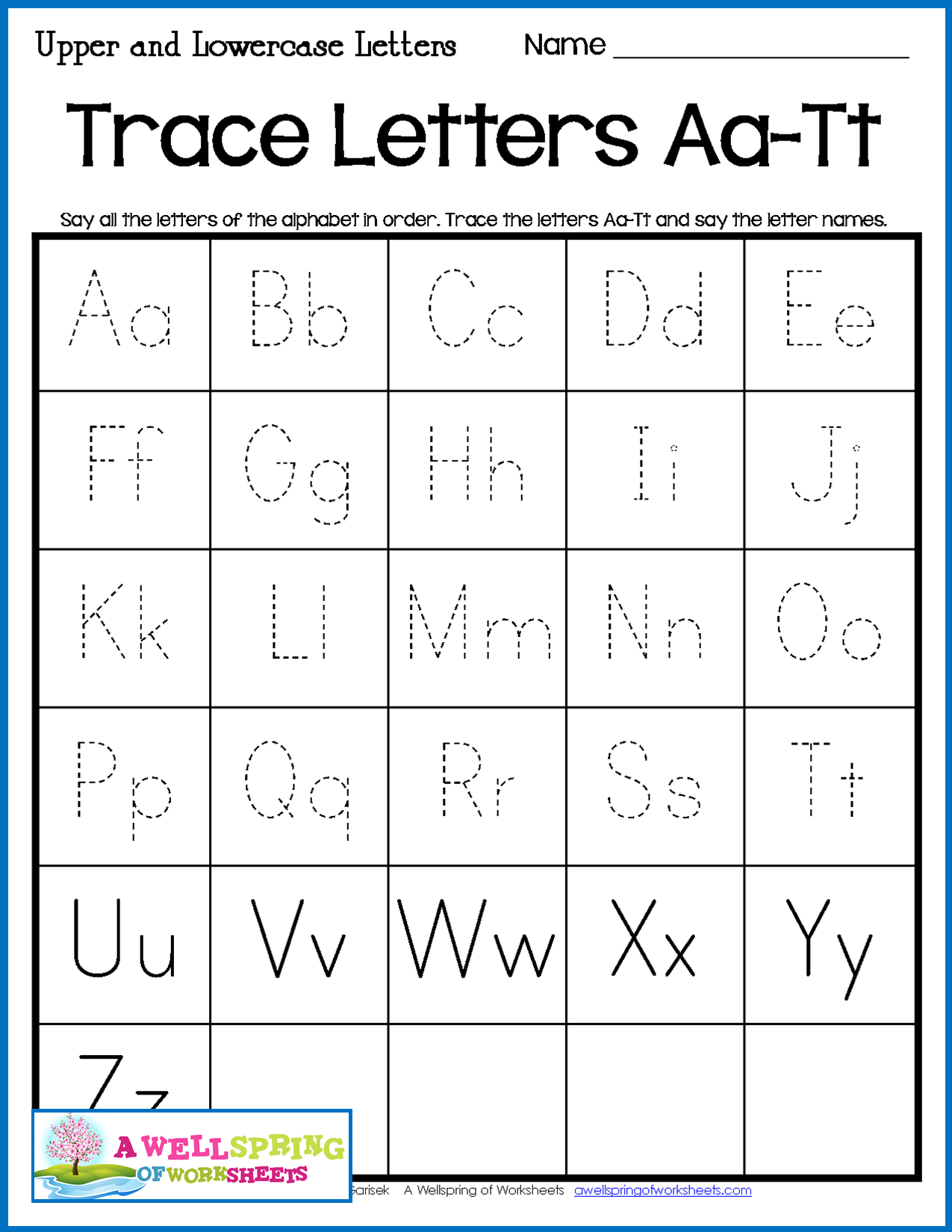 Free Printable Lowercase Letters Worksheets