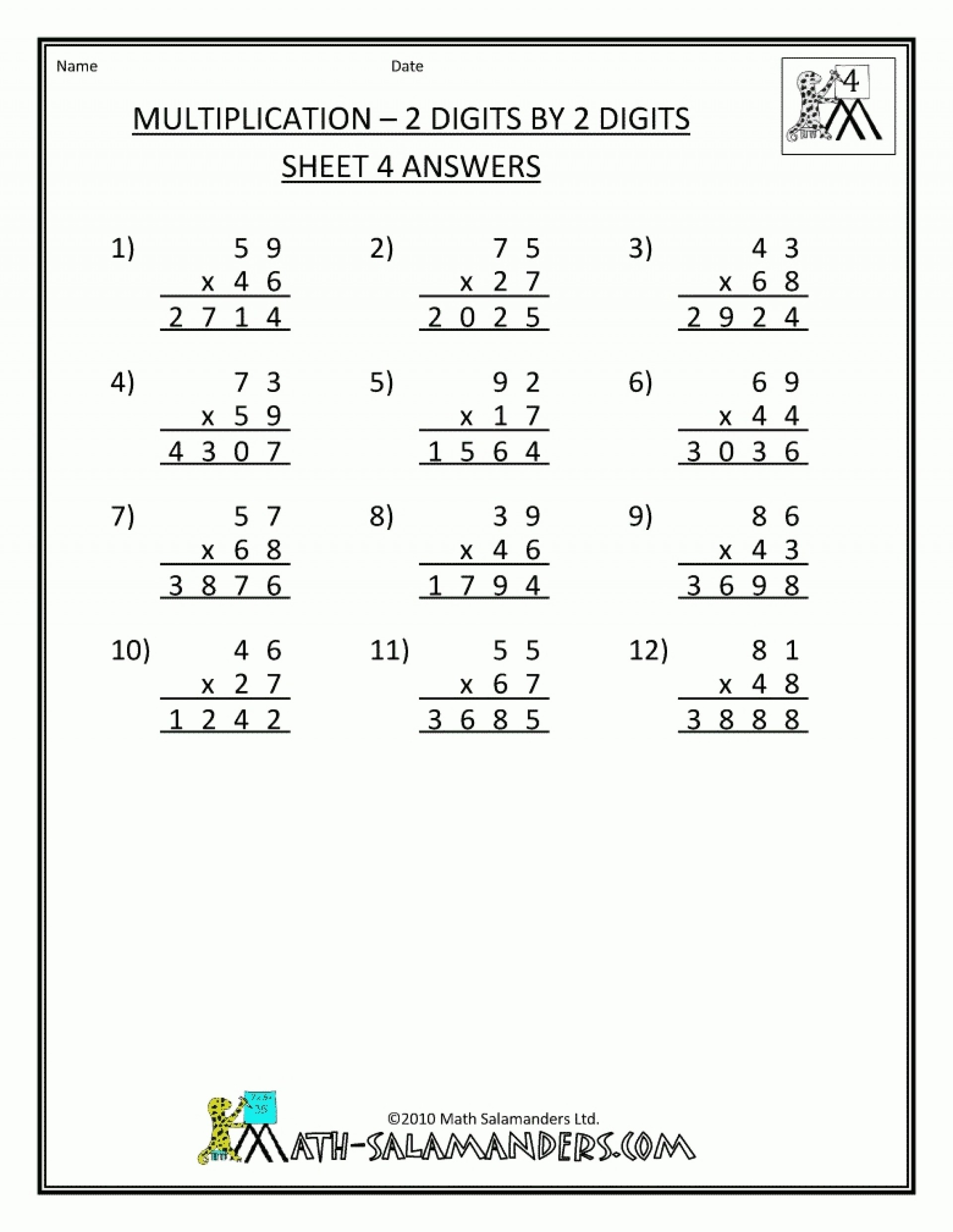 Free Printable Math Worksheets For 7Th Graders