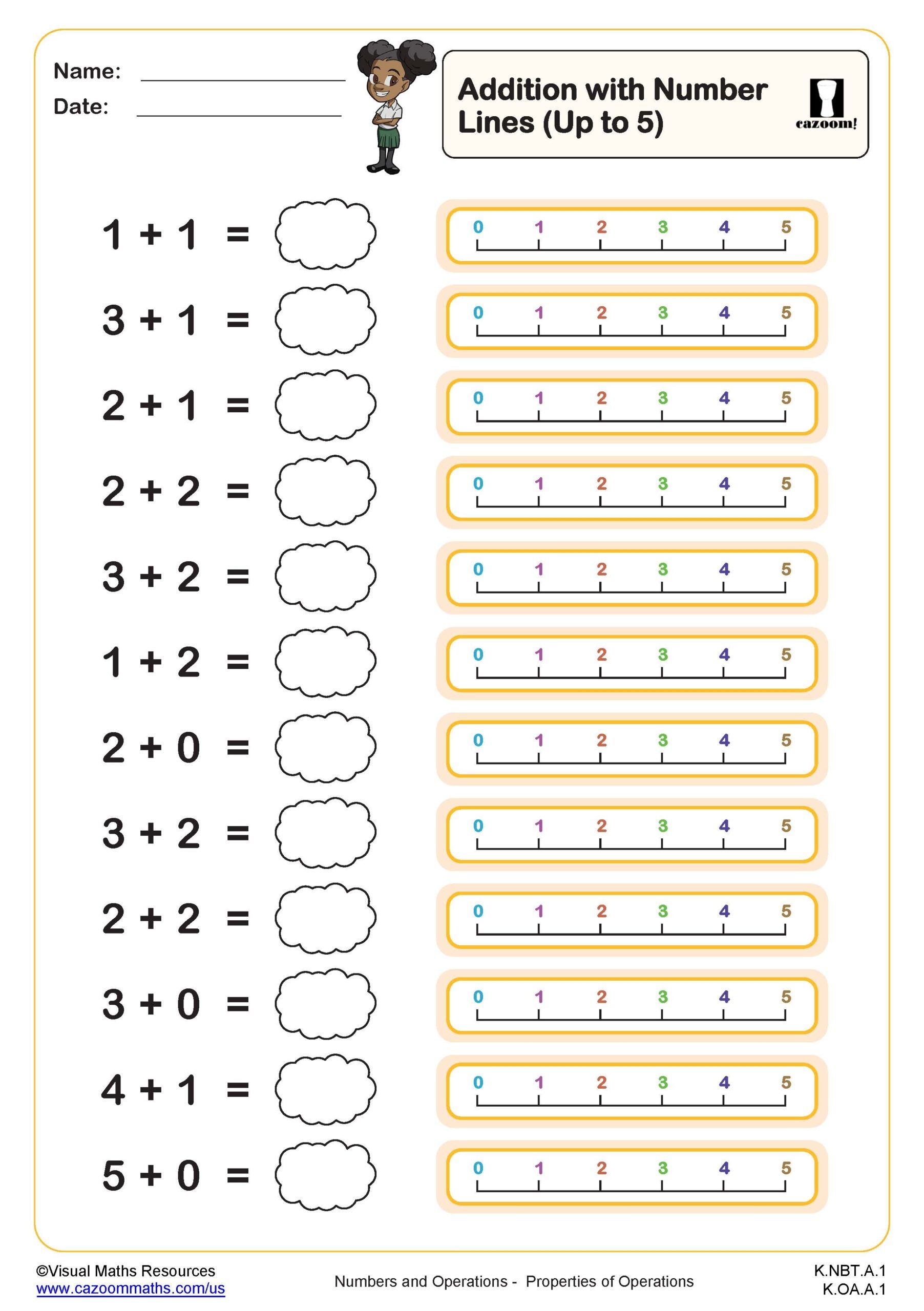 Free Printable Math Worksheets For Kindergarten Grade Download Free 