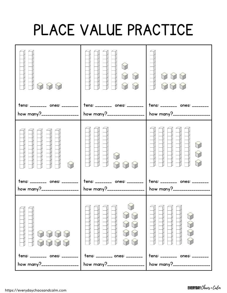 Free Printable Place Value Worksheets