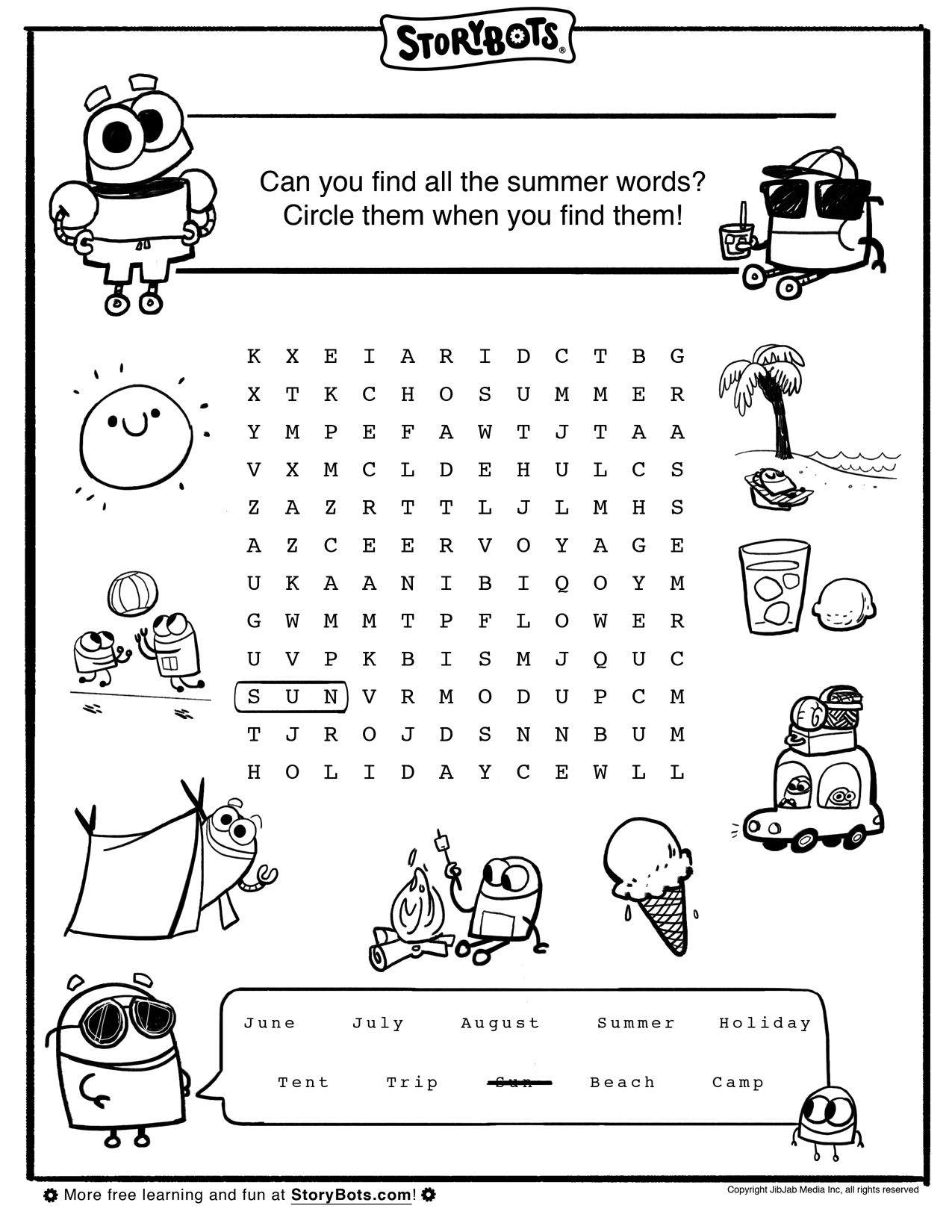 Free Printable Summer Activities