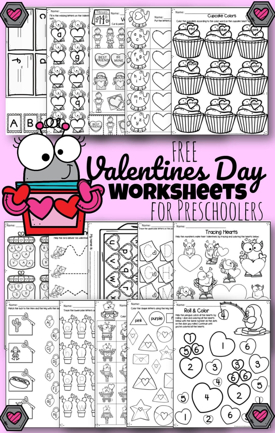 Free Printable Valentines Day Worksheets