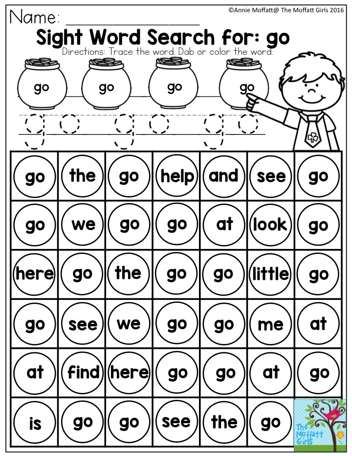 Free Sight Word Worksheets Free Sight Word Worksheets
