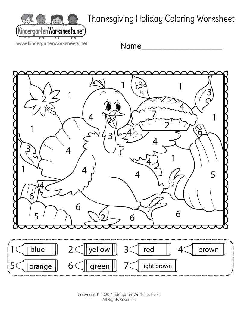Free Thanksgiving Printables For Kids To Color Free Worksheets Printable