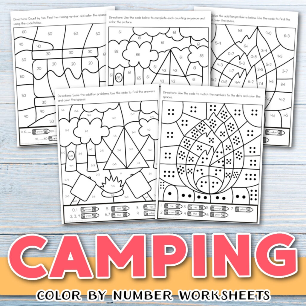 Fun Math Camping Printables Make Learning A Wild Adventure Fun Math Camping Printables Make Learning A Wild Adventure
