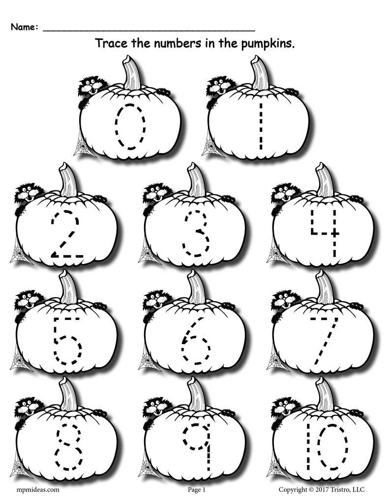 Halloween Tracing Worksheets For Preschool AlphabetWorksheetsFree