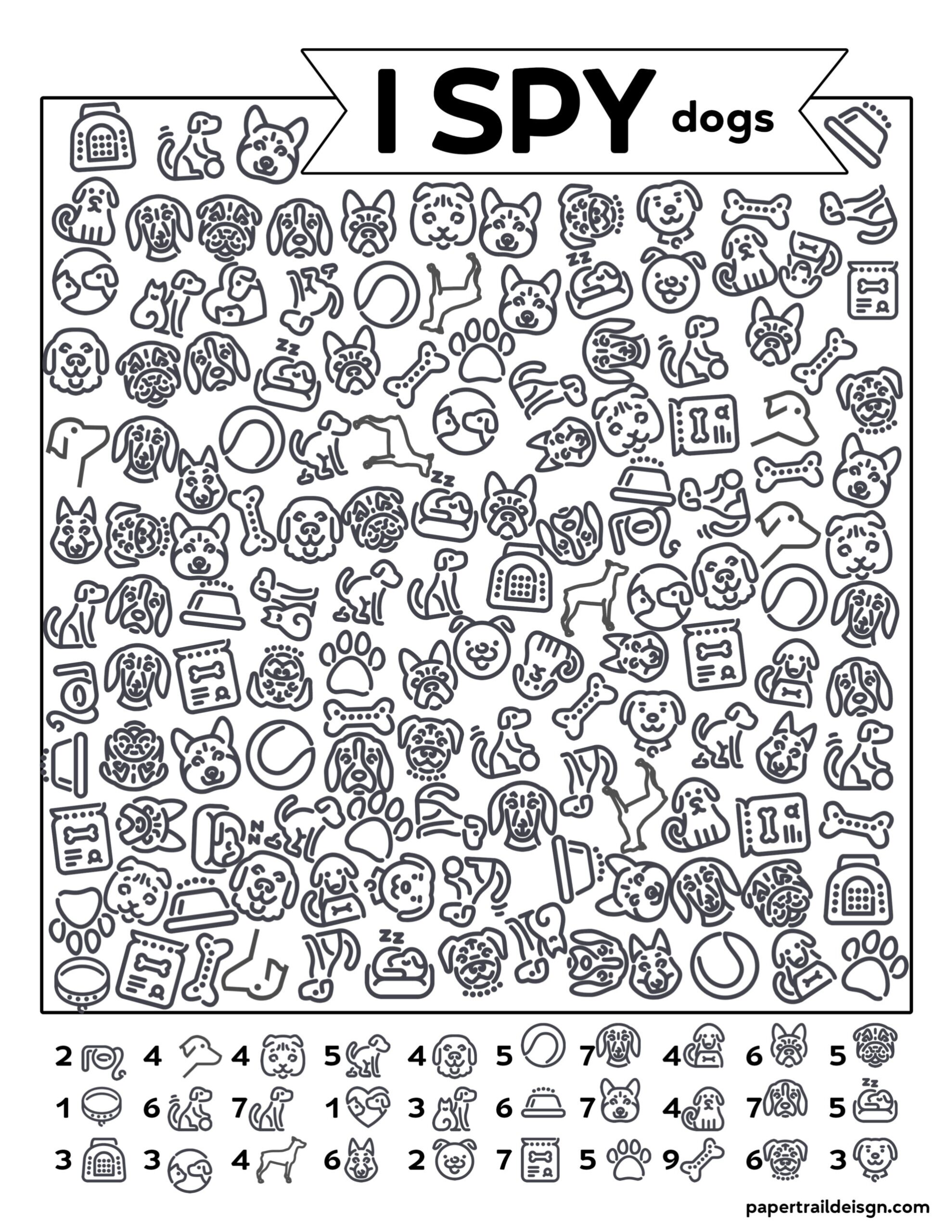 I Spy Worksheets Free Printables