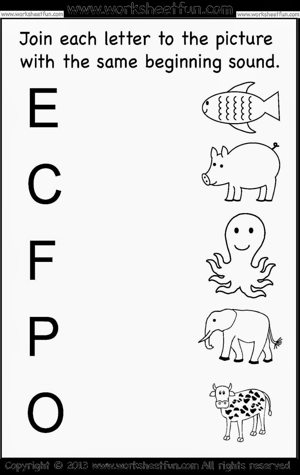 Kindergarten Worksheets Free Coloring Sheet