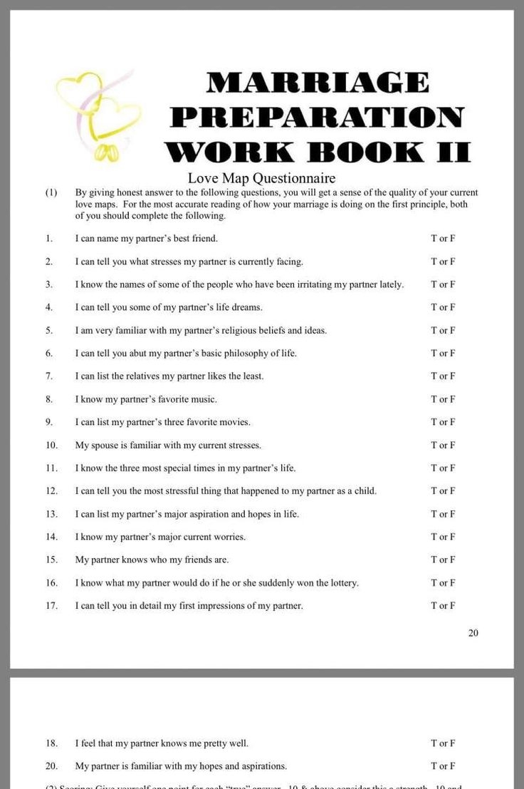 Marriage Counseling Worksheets Free Pdf