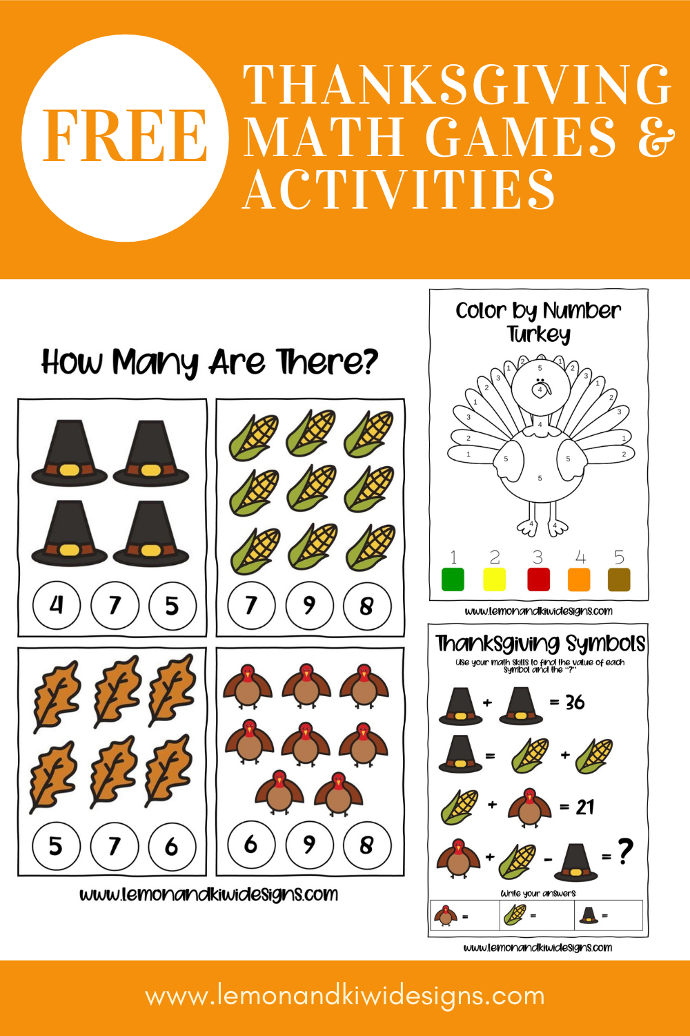 Math Printables Lemon And Kiwi Designs
