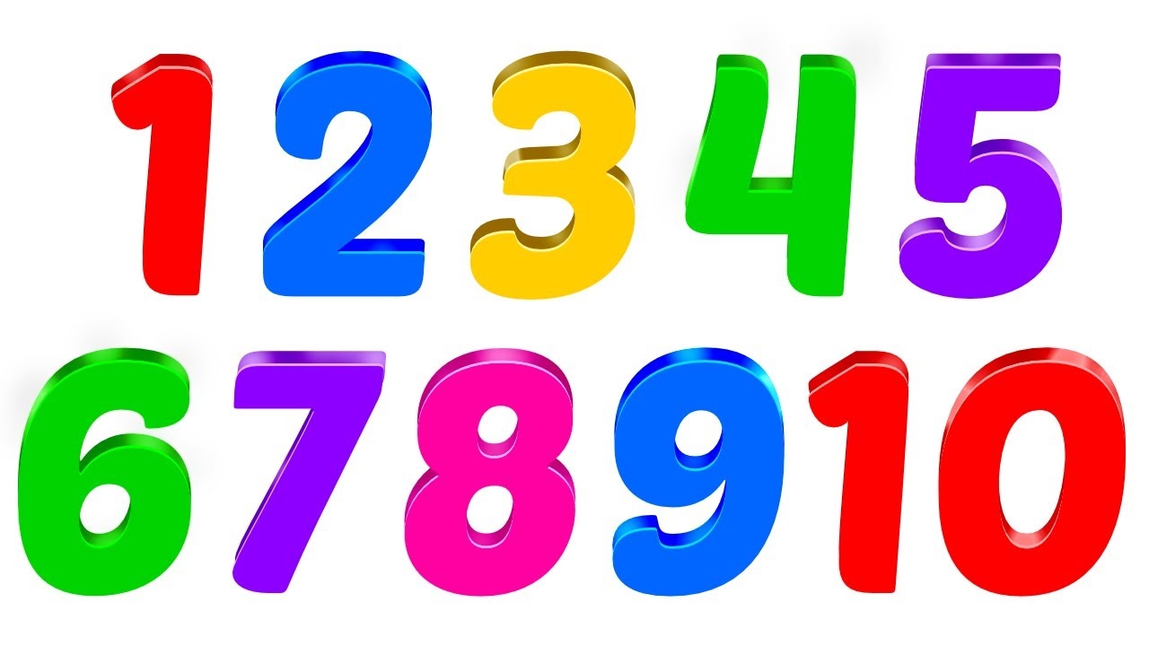Numbers Songs For Kids Learn Number 1 2 3 4 5 6 7 8 9 10 Counting 1 
