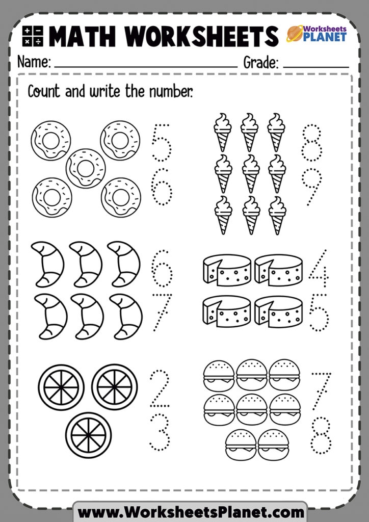 Printable Counting Worksheets