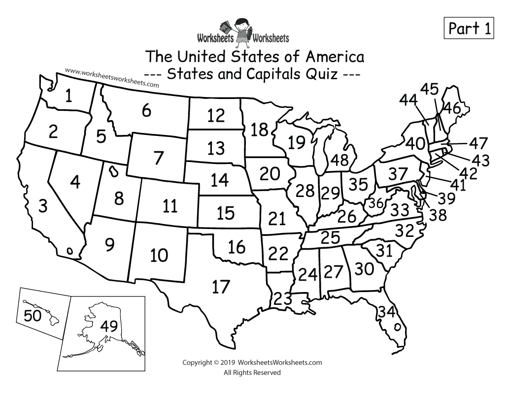 Printable Geography Worksheets