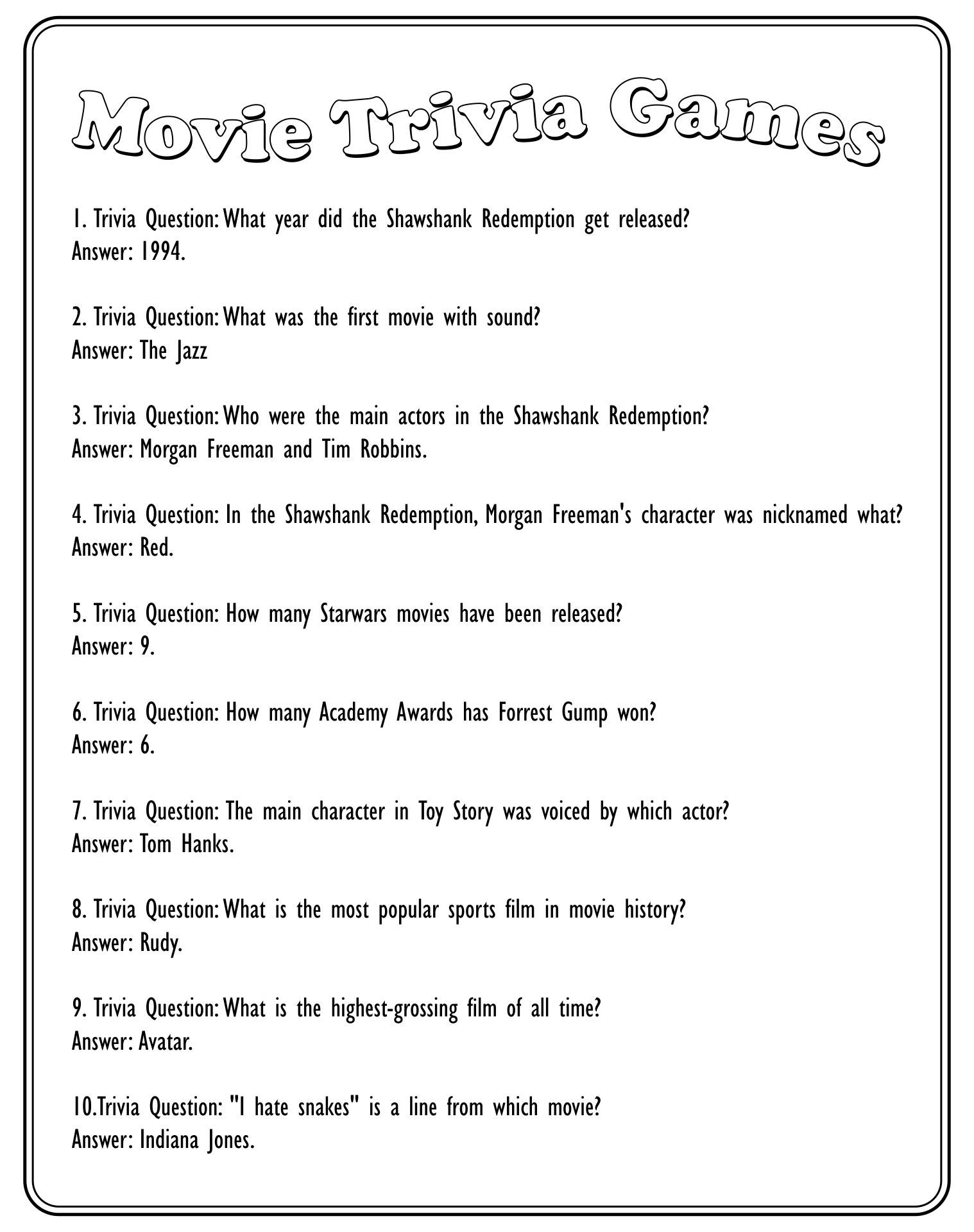 Printable Trivia Questions With Answers Printable Free Templates Printable Trivia Questions With Answers Printable Free Templates