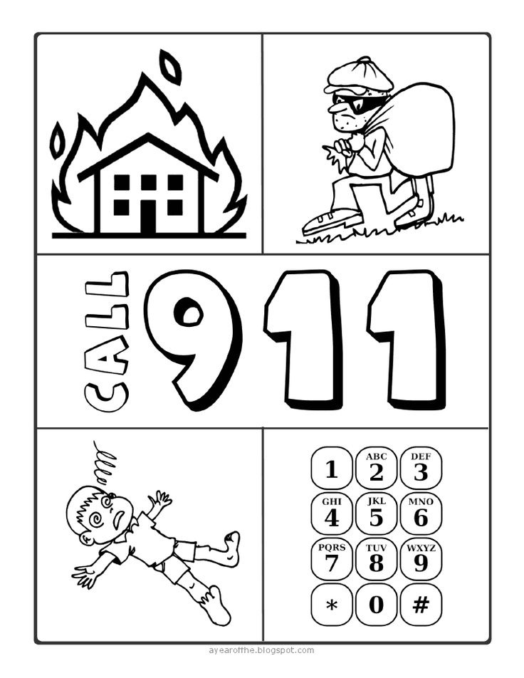 Remembering 911 Coloring Sheets