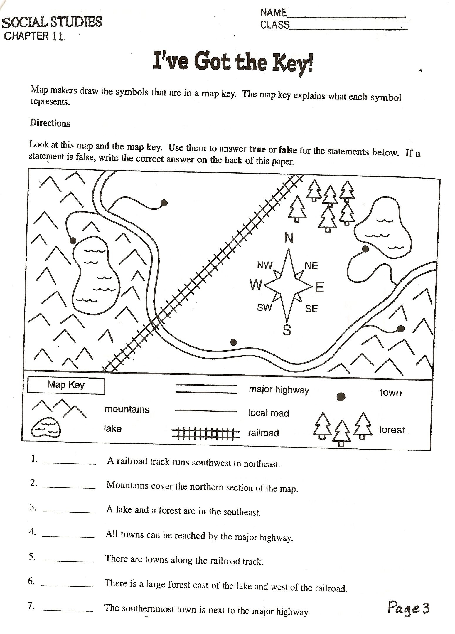 Second Grade Social Studies Worksheets