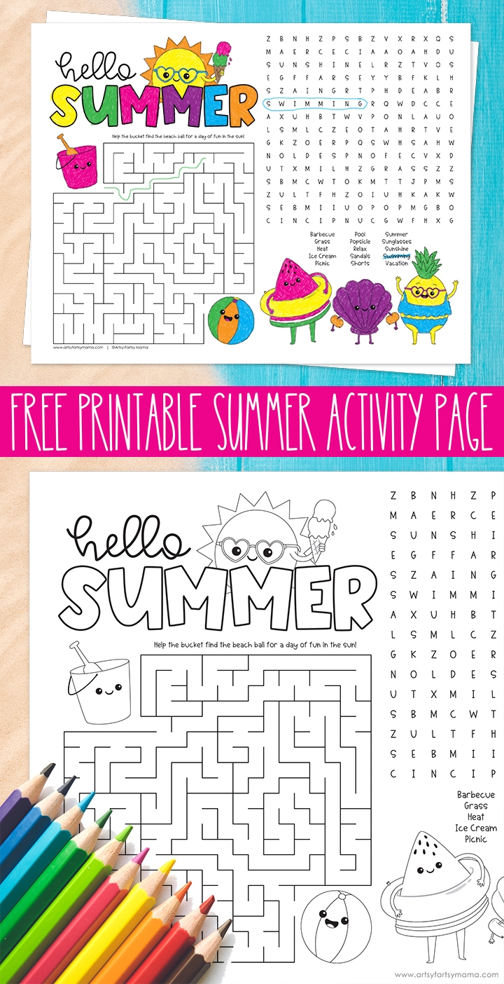 Summer Activities Printables