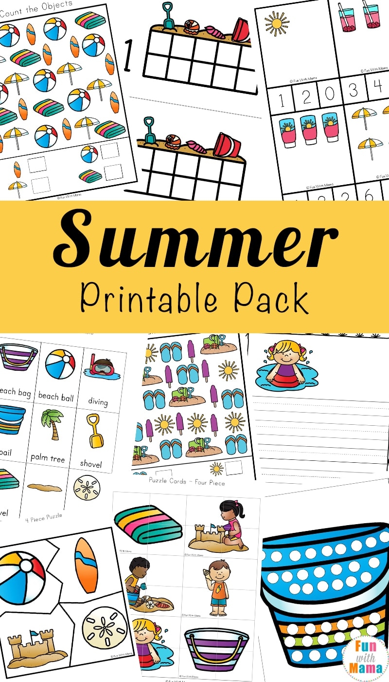 Summer Fun Printable Activities