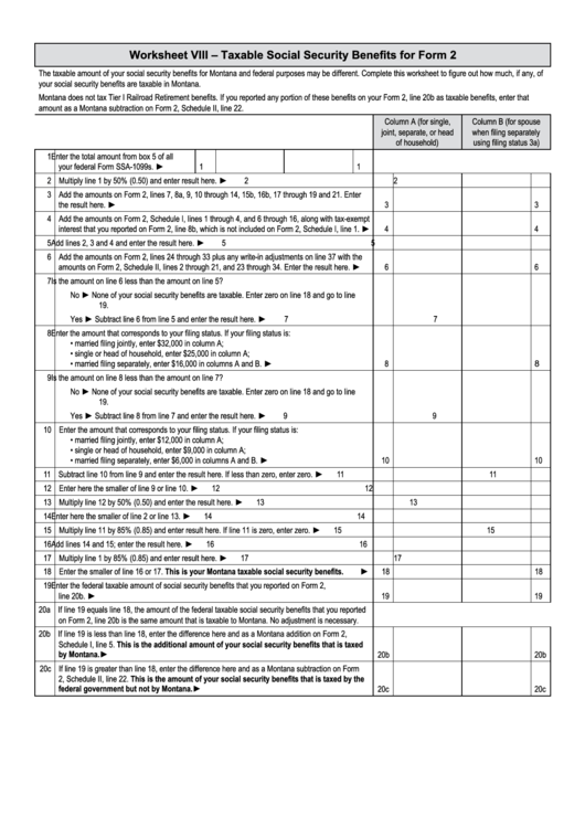 Taxable Social Security Worksheet 2024 Pdf