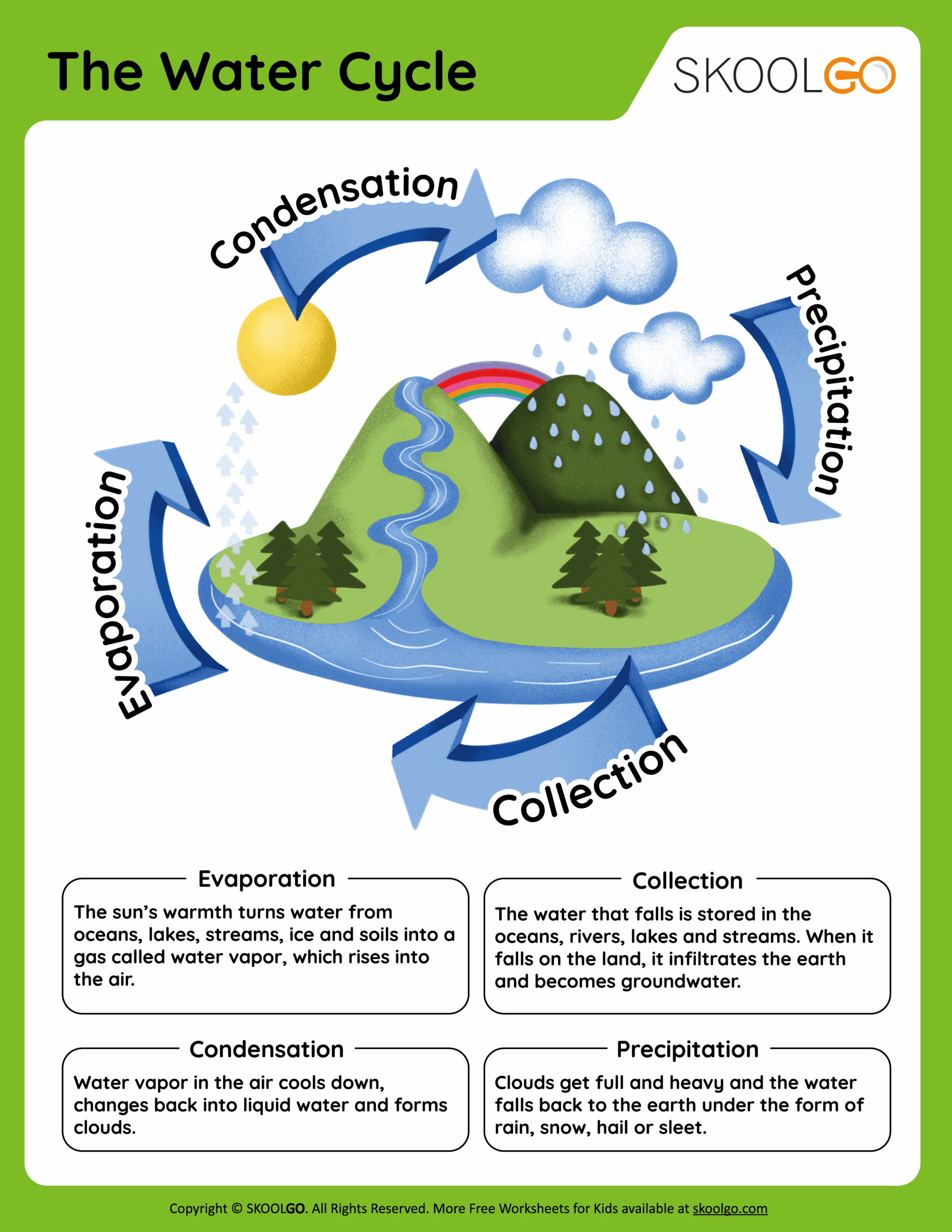 Water Cycle Printable Pdf